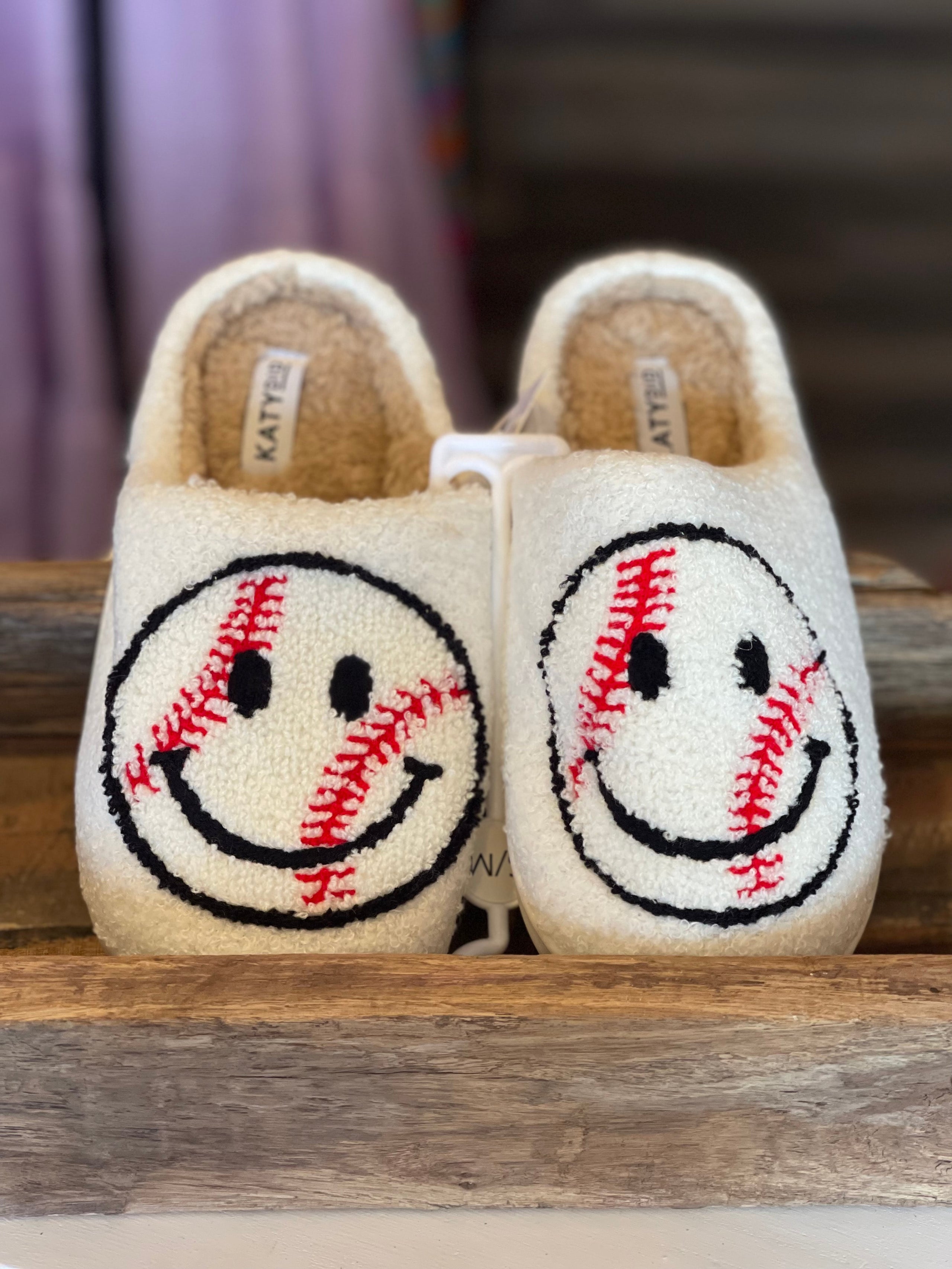 Baseball slippers clearance